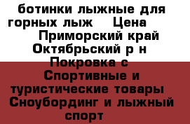 ботинки лыжные для горных лыж  › Цена ­ 3 000 - Приморский край, Октябрьский р-н, Покровка с. Спортивные и туристические товары » Сноубординг и лыжный спорт   